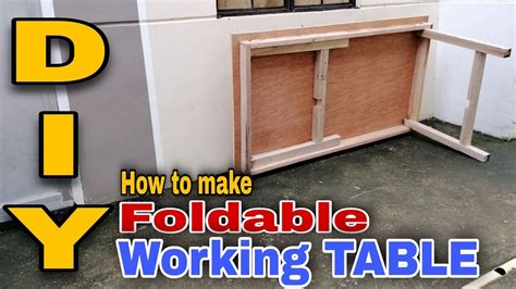 How To Build Foldable Table Legs | Brokeasshome.com