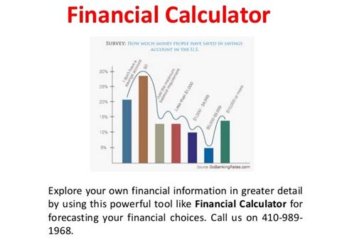 Financial planning calculator