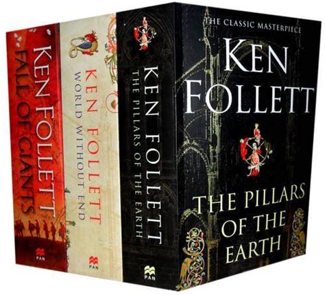 Ken Follett Collection Fall of Giants the Pillars of the Earth and World without End, Ken ...