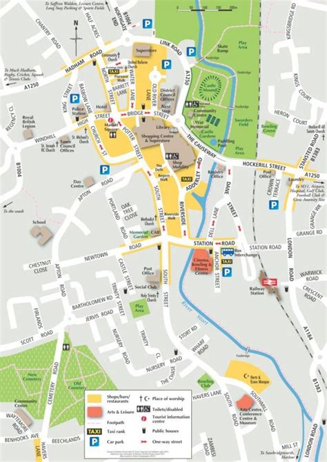 Town Map and Town Trails | Bishop's Stortford Town Council and Tourist ...