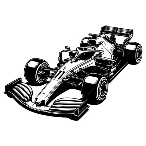 Premium Vector | Illustrated vector of a Formula one motorsport car ...