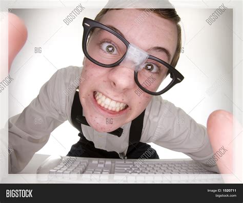 Angry Computer Nerd Image & Photo (Free Trial) | Bigstock