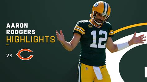 Aaron Rodgers' Best Plays from 3-TD Game vs. Bears | NFL 2021 ...