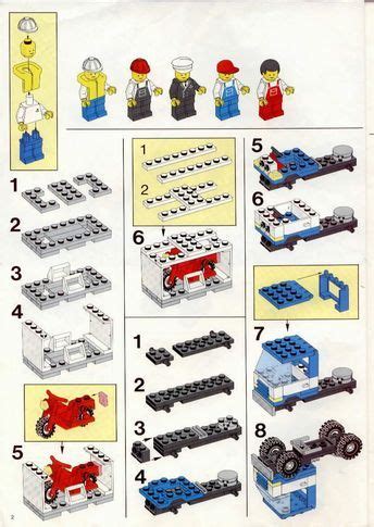 Old LEGO® Instructions | letsbuilditagain.com | Custom lego, Lego basic, Lego projects