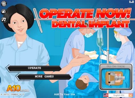 Operate Now Dental Implant Surgery - Unblocked Games