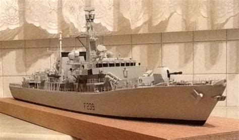 Scratch built type 23 Royal Navy frigate HMS Richmond - scratchbuilding wood models - iModeler