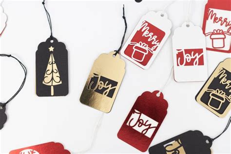 Make Christmas Gift Tags with Cricut | Free SVG Templates! – Daydream ...