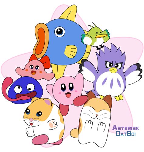 Kirby's Animal Friends by AsteriskDatBoi on DeviantArt