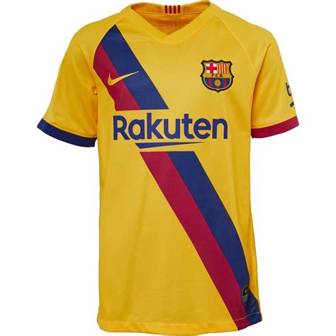 Buy Nike Junior Boys FCB Barcelona Messi 10 La Liga Away Jersey Varsity ...