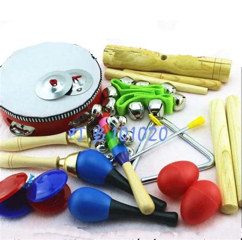 Infant Music Educational Baby Music Set kits Infant Music Toy Chindren Wood Musical instruments ...