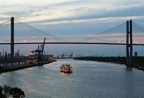 Savannah River Georgia | Bay bridge, Savannah chat, Travel