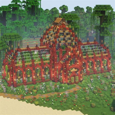 Panda Sanctuary inspired by @tbcrafts0 Greenhouse in Minecraft