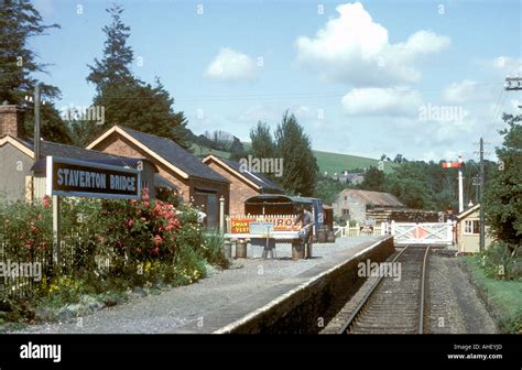 Staverton Bridge Station Stock Photo - Alamy