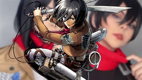 Shingeki No Kyojin Mikasa Cosplay