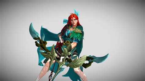 Windranger Arcana Dota 2 3D model - 3D model by dotamodels [af61709 ...