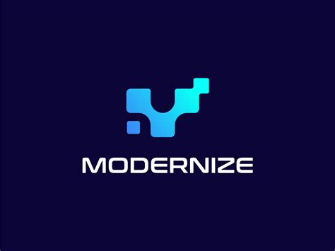 Modernize logo - modern logo by Jishan - Branding Agency on Dribbble