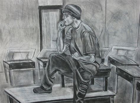 Charcoal Drawing from College | Megan Coyle: Artist & Illustrator