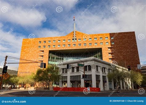 Exterior View of the Phoenix Municipal Court Editorial Stock Photo - Image of building, urban ...