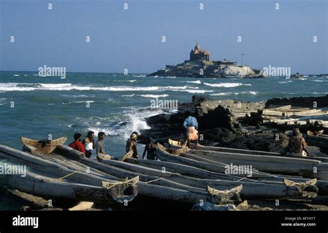 South India Tamil Nadu Temple Cape Comorin Stock Photo - Alamy