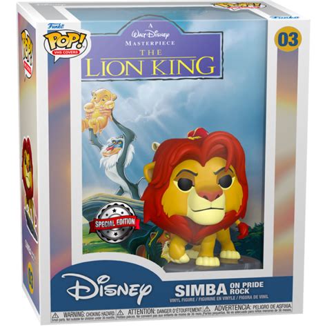 The Lion King - Simba on Pride Rock Pop! VHS Covers Vinyl Figure