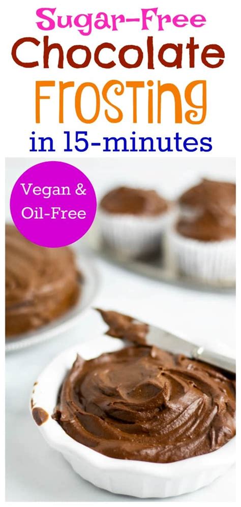 Sugar-Free Chocolate Frosting | Vegan - EatPlant-Based