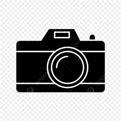 Camera Icon Silhouette Transparent Background, Vector Camera Icon, Camera Icons, Photo Clipart ...