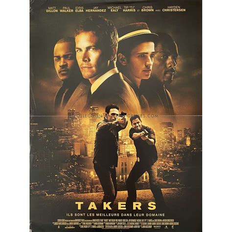 TAKERS French Movie Poster - 15x21 in. - 2010