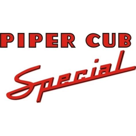 Piper Cub Special Aircraft Decal,Sticker