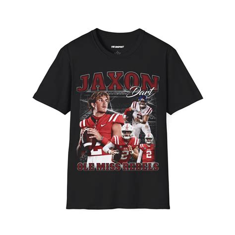 Ole Miss Rebels, Jaxon Dart T-shirt, Jaxon Dart Tee, Retro Quinn Ewers 90s Graphic T-shirt ...