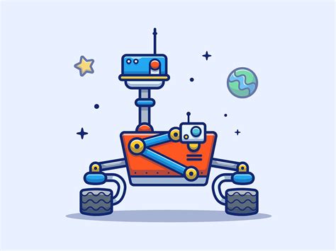 Mars Rover 🤖 by catalyst on Dribbble