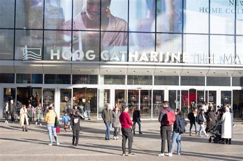 Entrance of Hoog Catharijne, Netherlands Editorial Stock Image - Image ...