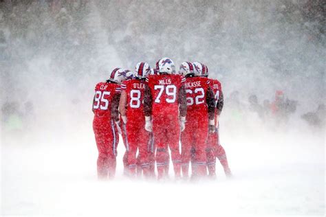 Buffalo Bills Snow Game - The buffalo bills celebrate a wild ot win ...