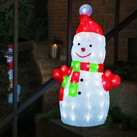 LED Acrylic Snowman 50CM - Fantasy Christmas Lights