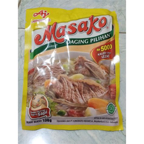 Masako Penyedap Rasa Sapi (Beef Flavoring), 1 kg - 35.2 Oz - UD Jawa ...