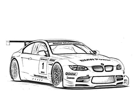 Race Car Coloring Pages Free Printable