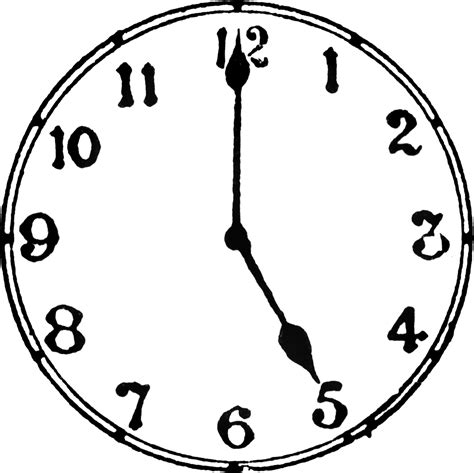 Free Clock Clipart Black And White, Download Free Clock Clipart Black ...