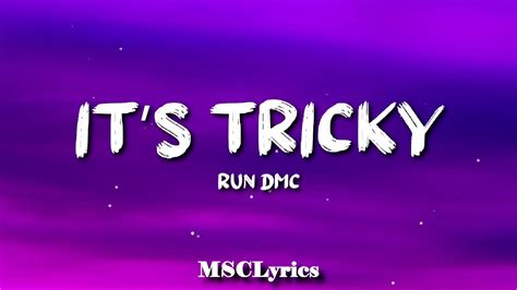 Run DMC - It’s Tricky (Lyrics) | Tiktok Song🎵This speech is my recital ...