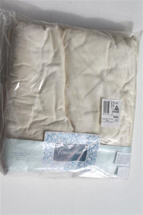 unused Lands End cotton flannel bedding, queen fitted sheets & pillowcases