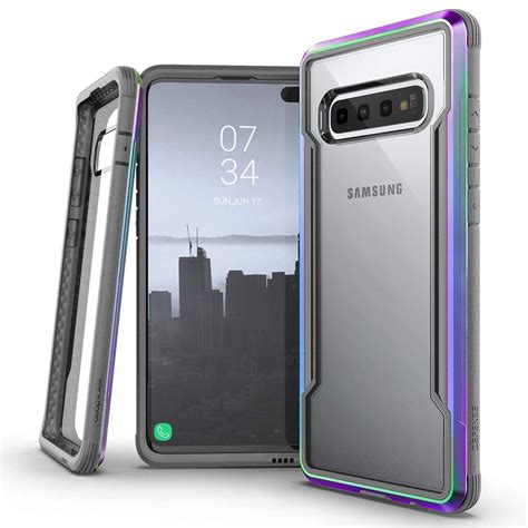 Samsung Galaxy S10 Phone Case TPU PC Anodized Aluminum MilitaryGrade ...