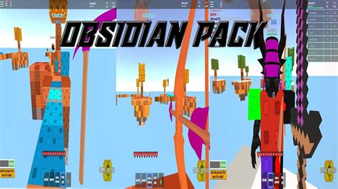 SKYWARS OBSIDIAN PACK!!!! Roblox Skywars - YouTube