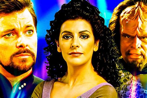 All of Counselor Troi's Romantic Relationships in Star Trek: The Next Generation