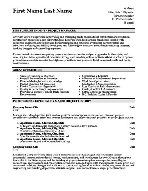 Tradesman Resume Template