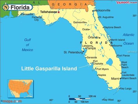 Little Gasparilla Island Map | Color 2018