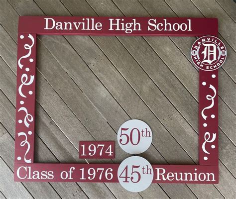 Reunion Photobooth Frame With Logo High School Class Reunion - Etsy ...