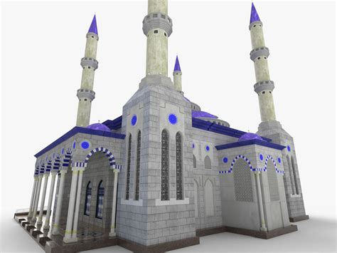 Umar Bin Khattab Mosque Model - TurboSquid 1970953