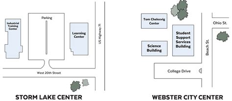 Iowa Central: Campus Security - Campus Map