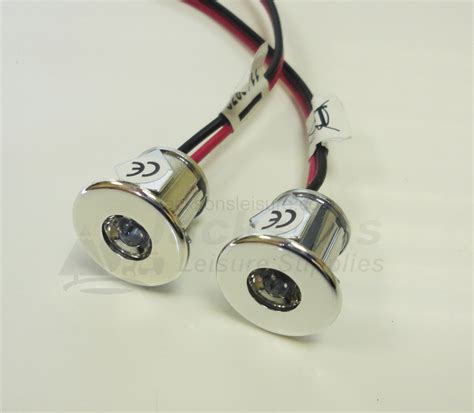 5 X SMALL 12 VOLT LED MINI SPOT LIGHTS CAMPERVAN CARAVAN MOTORHOME - COOL WHITE | eBay