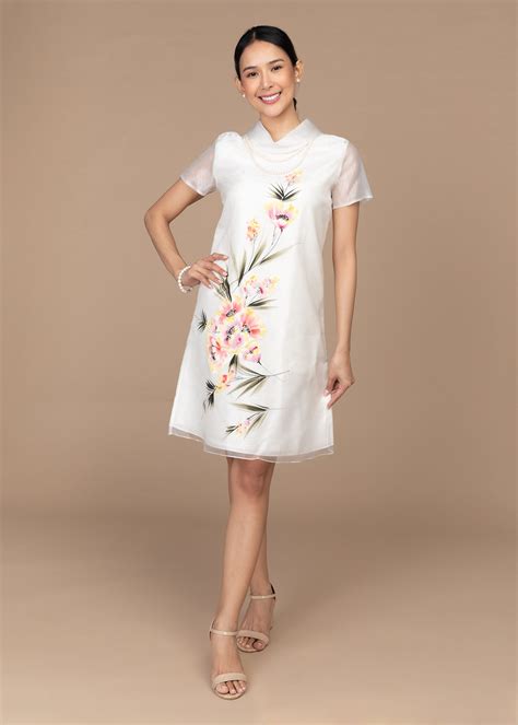 Women's Organza Barong Dress – Kultura Filipino | Support Local