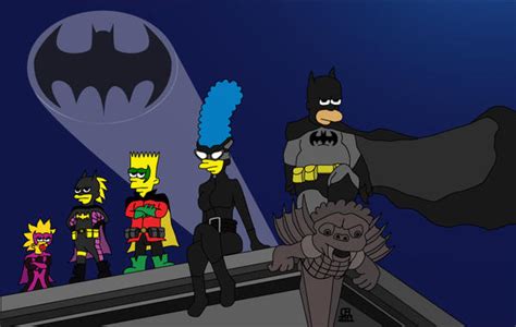 The-Batman-family/Simpsons-family by megaC5 on DeviantArt