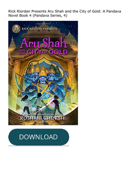 Download ⚡️(PDF) ️ Rick Riordan Presents Aru Shah and the City of Gold ...